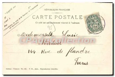 Argenteuil — Torre de Billy — Edição Trianon, No. 681 — Verso