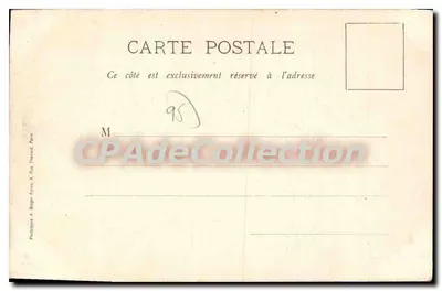 Argenteuil — As dobras do castelo de Marais — Fototipia A. Berger, Paris — Verso