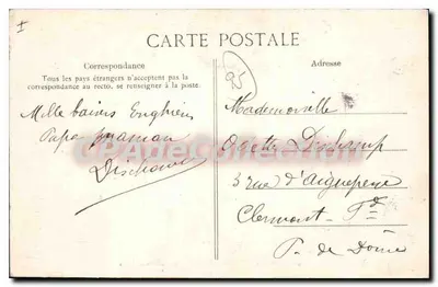 Enghien-les-Bains — O Castelo Léon — Editor ELD, n°40 — Verso