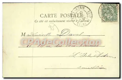 Isle-Adam — Fonte e Prefeitura — J.F. Miller, n°17 — Verso