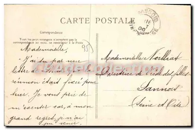 Pontoise — Jardim público — C. L. C. Busthe Gris — Verso