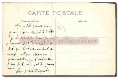 Pontoise — Panorama. O Ponte e o Castelo — Editor Areille & Snières, n°2 — Verso