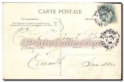Pontoise — Widok z Labiryntu — C. L. C. nr 34 — Rewers