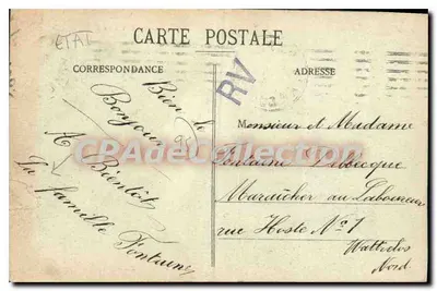 Pierrelaye - A Prefeitura — A.S., Ponteise - Cliché Godefroy - Édit Thierry — Verso