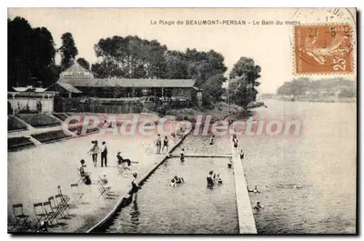 A Praia de BEAUMONT-PERSAN — O Banho da Manhã — Frémont, editor