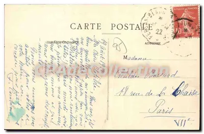 MÉRIEL — As Margens do Rio Oise — Editor: L. Cazalis & Cie, n°40 — Verso