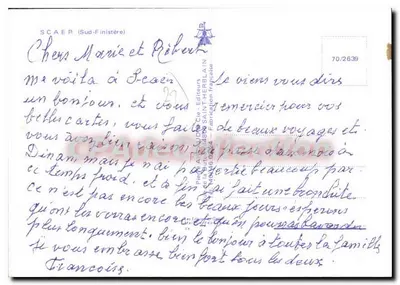 Scaër — Zamek turystyczny — Pierre Audoin Cie, Saintherblain — Rewers