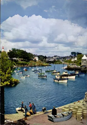Clohars-Carnoët (S.-Finist.) — porto de pesca — editor Cinq