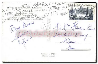 Lisieux — Vista geral do museu « Comemorativo do Desembarque » — Editor Gaby — Verso