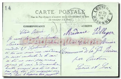 Caloir (Ille-et-Vilaine) — Kalwaryja i Absydę Katedry — wydawca nieznany, nr 36 — Rewers
