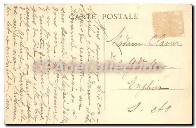 Caen — Katedra św. Etienne — Starszy klasztor mężczyzn — Wyd. Rivet, n°67 — Rewers