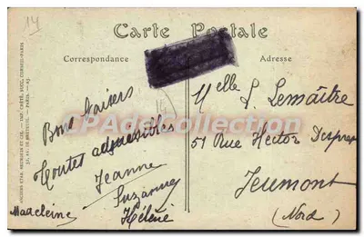 CAEN — Casa dos Quatrains (século XVI) — NDH Fot. — Verso