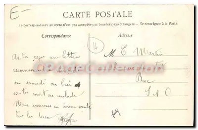 CAEN - Rynek i Rybarnia — Kolekcja AD — n°62 — Rewers