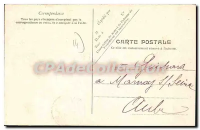 Trouville — La Spiaggia e la Promenade — V.P. Paris No.53 — Verso