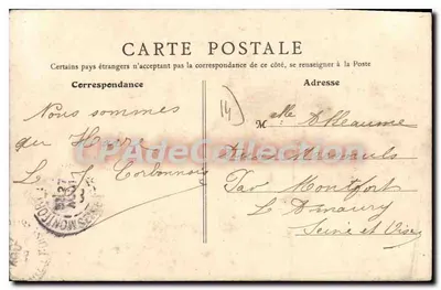 Trouville (Calvados) - Grupo de Villas — B. F., PARIS — Verso