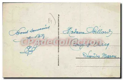 Villers-sur-Mer - La Digue — uitgever CPAdeCollection, n° 20 — Achterkant