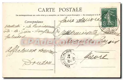 Honfleur — Plateau de la côte de Grâce — Collection AD — Rewers