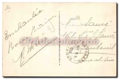 Houlgate — Las Falaises — editor A.R. n°72 — Reverso