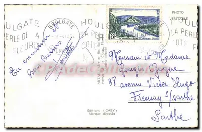 Houlgate — Widok ogólny, Klify, Kasyno i Wielki Hotel, Regaty, Plaża — Wydawnictwo Caby — Rewers