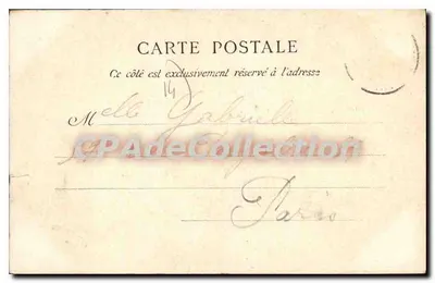 Houlgate (Calvados) — A Rue des Bains — Ed. Préchét, Caen, n°69 — Verso