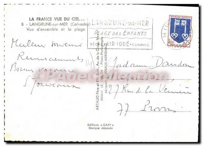 Langrune-sur-Mer — Ogólny widok i plaża — Éditions GABY — Rewers