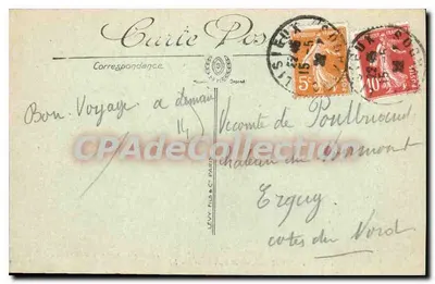 Lisieux — Velhas Casas — Rue au Char — Edição Artística — Albert Grente, Lisieux — Verso