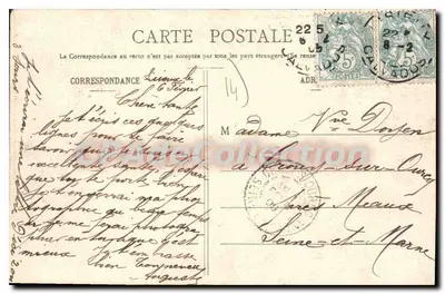 Lisieux - Castelo de Combray — editor Galletina N° 14 — Verso
