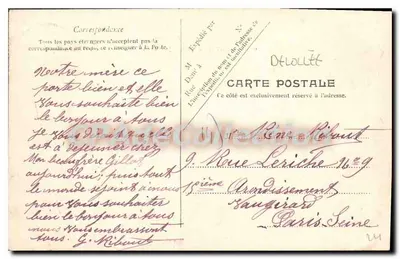 Lisieux — Grande Rue, notável por suas antigas casas de madeira — N.G. — Verso