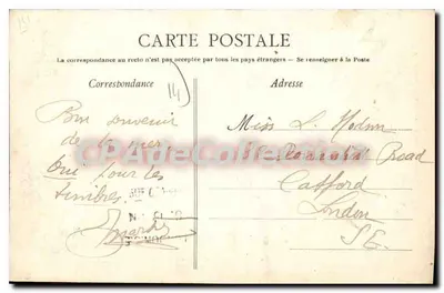Luc-sur-Mer — As Falésias — Coleção Bouchez — Verso