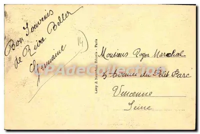 Ouistreham - O Passage do navio de Le Havre — editor Lévy & Neudéin Rouris, n° 36 — Verso