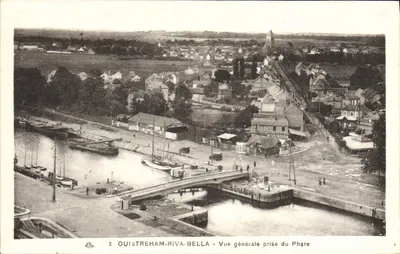 Ouistreham-Riva-Bella — Vue générale prise du Phare — éditeur CP des Arts, Strasbourg