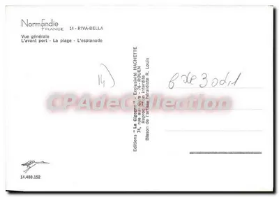 Riva Bella — Ogólny widok — Wydawnictwo 'La Cigogne' — Rewers