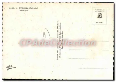 Riva-Bella (Calvados) — Przystań — Wydawnictwo Hachette — Rewers