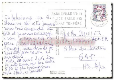Port-en-Bessin — Vista Generale e Scene Portuali — Edizioni Gaby — Verso