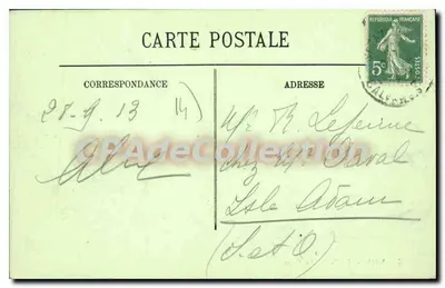 Saint-Aubin - A Praia — LL, n°7 — Verso