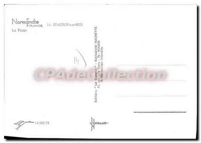La Cigogne — La Plage — Ediciones 'La Cigogne', 74, rue aux Ours - 76 - Rouen — Reverso
