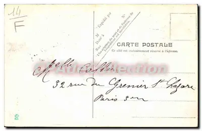 Villers-sur-Mer — Rua de Trouville — Hotel dos Hébards — Verso