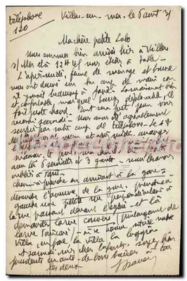 Villers-sur-Mer — Panorama verso Deauville — Cartolina d'epoca di Collection — Verso