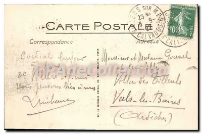 Villers-sur-Mer — Praia com maré baixa — LL. n°110 — Verso
