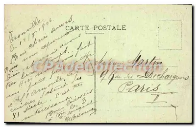 Cripta do Priorado de Saint-Arnoult — Arredores de Trouville-sur-Mer — Fillion, editor, Lisieux — Verso
