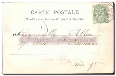 Clécy — De rotsen van de Cambronnérie — E. David, uitgever, Clécy — Achterkant