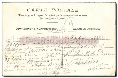 Arredores de Bayeux — Castelo de Fontaine Henri — Edit. L. Robin, Bayeux — Verso
