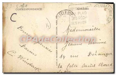 Creully (Calvados) — O Castelo — N D — Verso