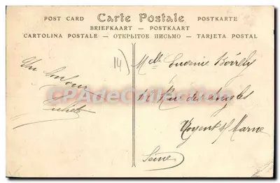 Normandzka chłopka — Stary strój — ND. Fot. — n°53 — Rewers