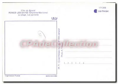 Ronce-les-Bains — praia, vista parcial — IRIS, n° 171308 — Verso