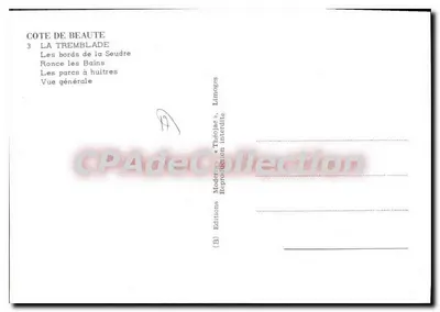 La Tremblade — vista geral — Edições Modernas, Théodjac — Verso