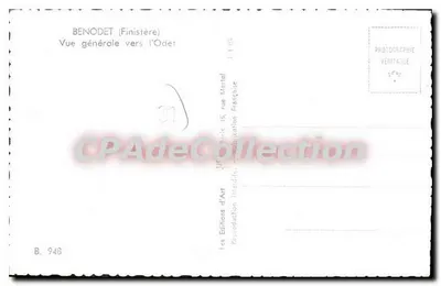 BENODET (Finistère) — Algemene uitzicht richting Odet — Edities Martial — Achterkant