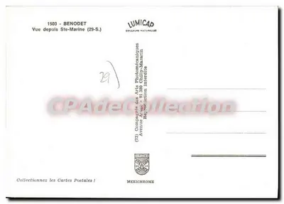 Bénodet — Widok z Ste-Marine (29-S.) — Lumicad — Rewers