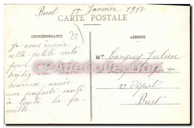 BREST - Widok na Zatokę — CPAdeCollection — Rewers