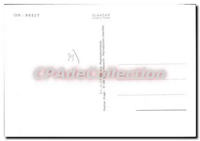 CFM Brest — Souvenir du CFM BREST — Elnacap — Rewers